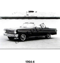 BLACK AND WHITE PICTURE - 64 FLC SPRINT CONV, TOP DOWN