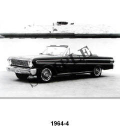 BLACK AND WHITE PICTURE - 64 FLC SPRINT CONV, TOP DOWN