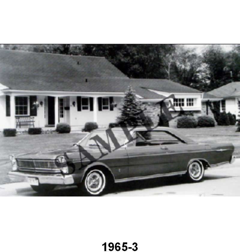 BLACK AND WHITE PICTURE - 1965 GALAXIE 500 XL 2-DOOR HARDTOP
