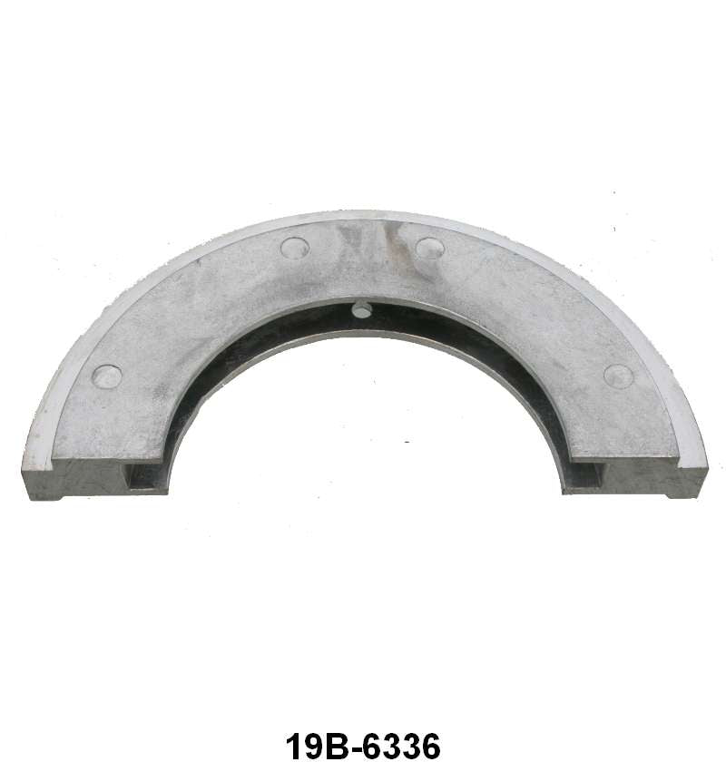 POT METAL LOWER REAR CRANK SEAL - 39-48 PASS/MERC, 39-47 PUV8 3-3/16"