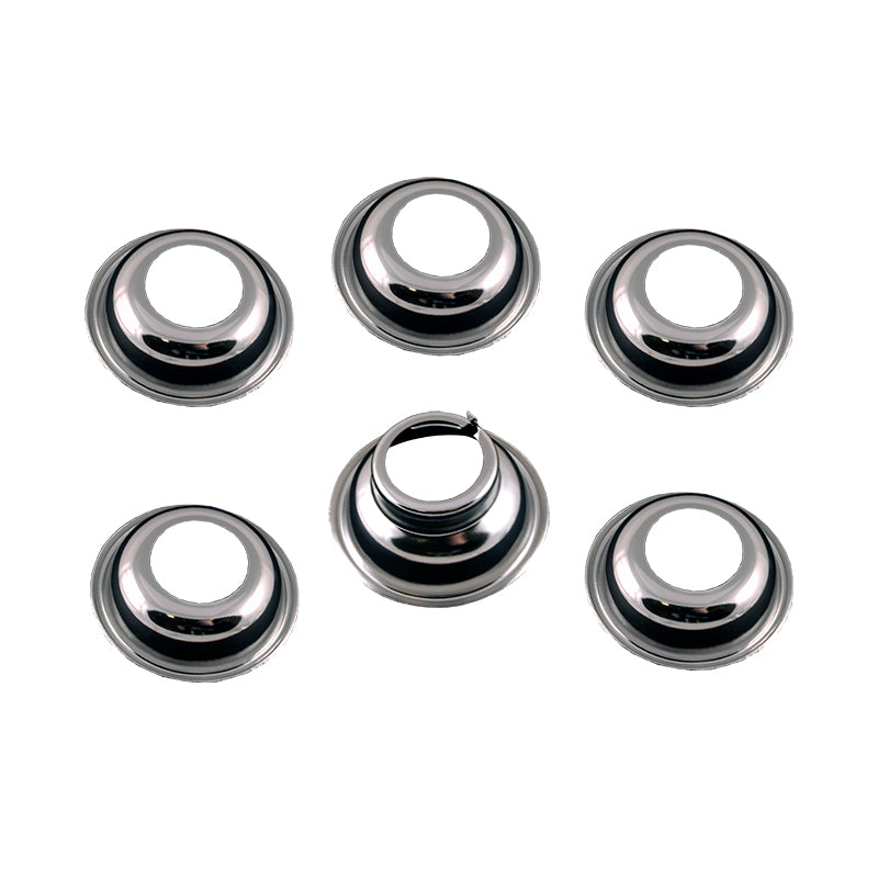 PASS STAINLESS DASH BEZELS - 51 PASS EXCLUDING WAGON SET OF 6