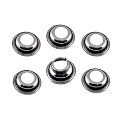 PASS STAINLESS DASH BEZELS - 51 PASS EXCLUDING WAGON SET OF 6