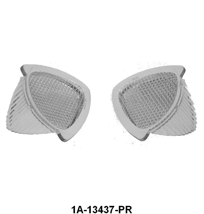 TAIL LIGHT LENS REFLECTORS - 51 PASS EXCEPT WAGON (2 pair required)