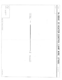 HEATER CONTROL LIGHT WIRE - 51 PASS/MERCURY