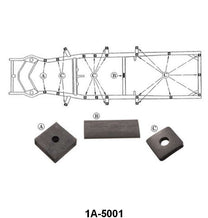 BODY TO FRAME PAD KIT - 51 COUPE, SEDAN (EXCEPT VICTORIA)