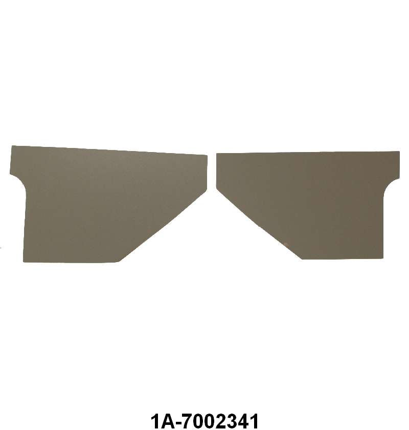 CARDBOARD KICK PANELS - 51 PASSENGER BENTON GRAY