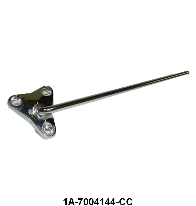 SUN VISOR BRACKET - 51 COUPE/SEDAN CHROME