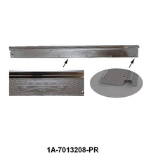 FRONT DOOR SCUFF PLATES - 51 COUPE, VIC,  2-DOOR SEDAN, CONVERTIBLE