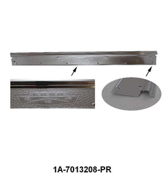 FRONT DOOR SCUFF PLATES - 51 COUPE, VIC,  2-DOOR SEDAN, CONVERTIBLE