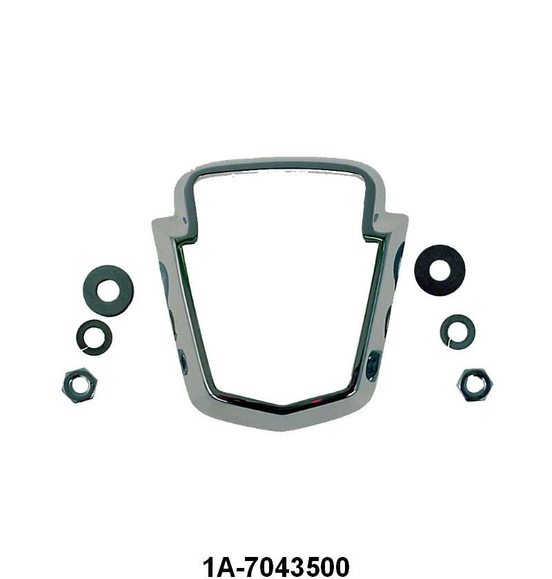 TRUNK EMBLEM BEZEL - 50-51 PASS