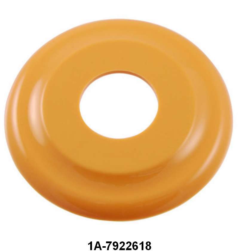 INSIDE HANDLE ESCUTCHEON - 51 PASS/MERC WGN BUTTERSCOTCH