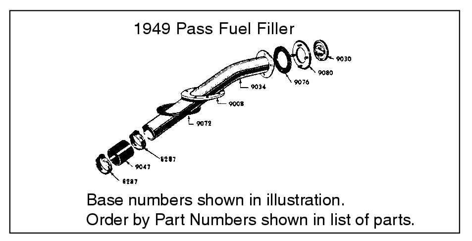 GAS FILLER PIPE TO FLOOR SEAL - 49-51 PASSENGER