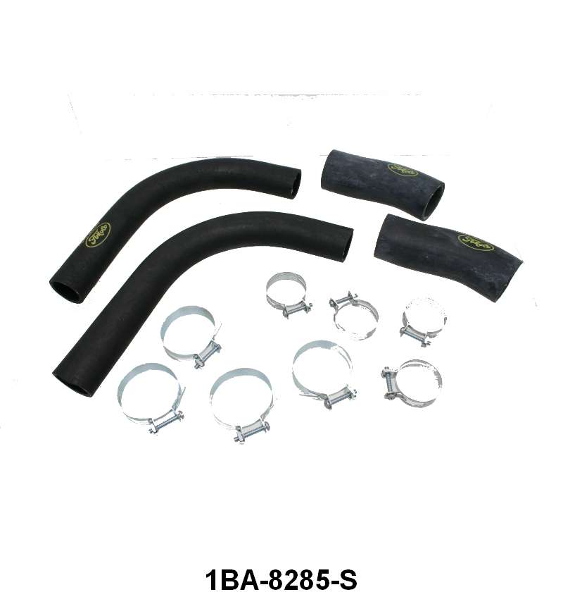FORD SCRIPT RADIATOR HOSE & CLAMP KIT - 49-53 PASS/MERC V8 UPPER & LOWER