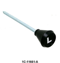 HEADLIGHT SWITCH KNOB WITH SHAFT - 51-52 F-1/F-3 BLACK