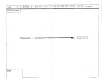 HEATER SWITCH TO IGNITION SWITCH WIRE - 51-52 F-1/F-3