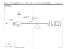 TURN SIGNAL WIRES FOR ORIGINAL ADD ON SWITCH - 51-52 PANEL