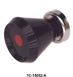 CIGAR LIGHTER KNOB WITH STUD - 51-52 F-1/F-3  BLACK