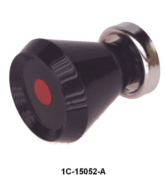 CIGAR LIGHTER KNOB WITH STUD - 51-52 F-1/F-3  BLACK