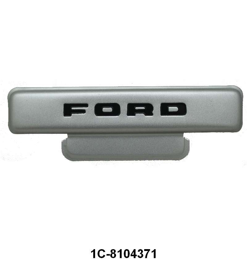 RADIO BLOCK OFF PLATE- 51-52 F-1/F-3  PAINTED SILVER