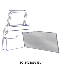 BLACK CARDBOARD DOOR PANELS - 51-52 F-1/F-3