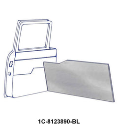 BLACK CARDBOARD DOOR PANELS - 51-52 F-1/F-3