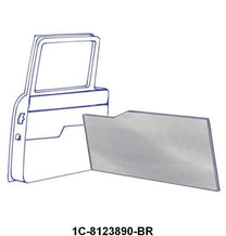 BROWN CARDBOARD DOOR PANELS - 51-52 F-1/F-3