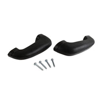 DOOR ARM REST KIT - 49-51 PASS, 51-56 F-100/F-350, BLACK GRAIN TEXTURE