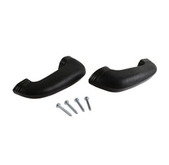 DOOR ARM REST KIT - 49-51 PASS, 51-56 F-100/F-350, BLACK GRAIN TEXTURE
