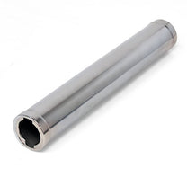 GAS TANK FILLER NECK/PIPE - 51-52 F-1/F-3, STOCK IN CAB TANK, "CHROME"