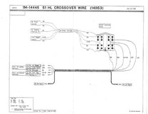 HEADLIGHT CROSSOVER WIRING HARNESS - 51 MERCURY