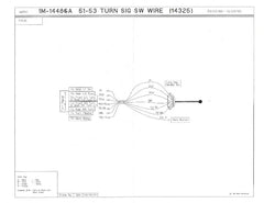 TURN SIGNAL SWITCH HARNESS - 51-54 MERCURY
