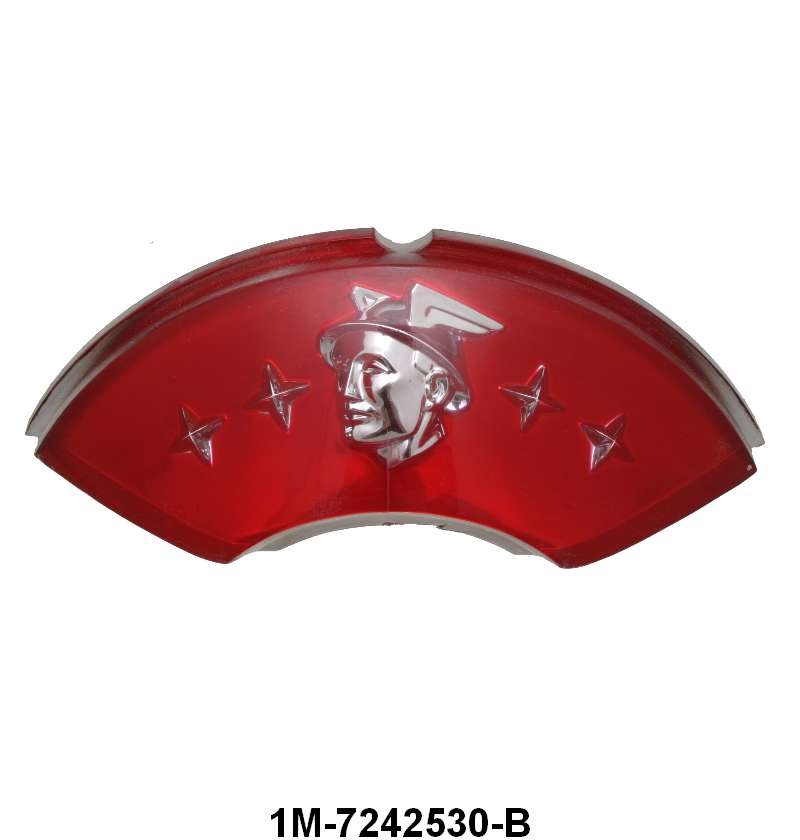 TRUNK EMBLEM PLASTIC - 51 MERCURY