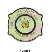 RADIATOR CAP - 49-54 PASSENGER/MERCURY 7 LBS FOR  1" DEEP NECK