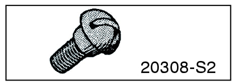 HOOD ARM SUPPORT SHOULDER SCREWS - 39-48 PASSENGER, 39-47 PICKUP