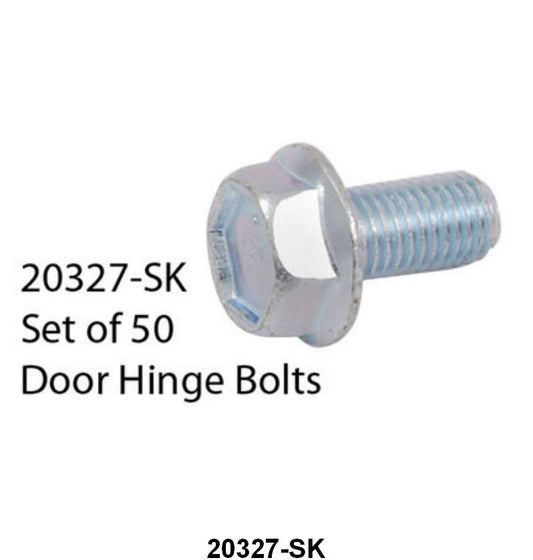 DOOR HINGE BOLTS - 55-64 PASS, 53-60 F-100/350 50 PIECES, 5/16"-24