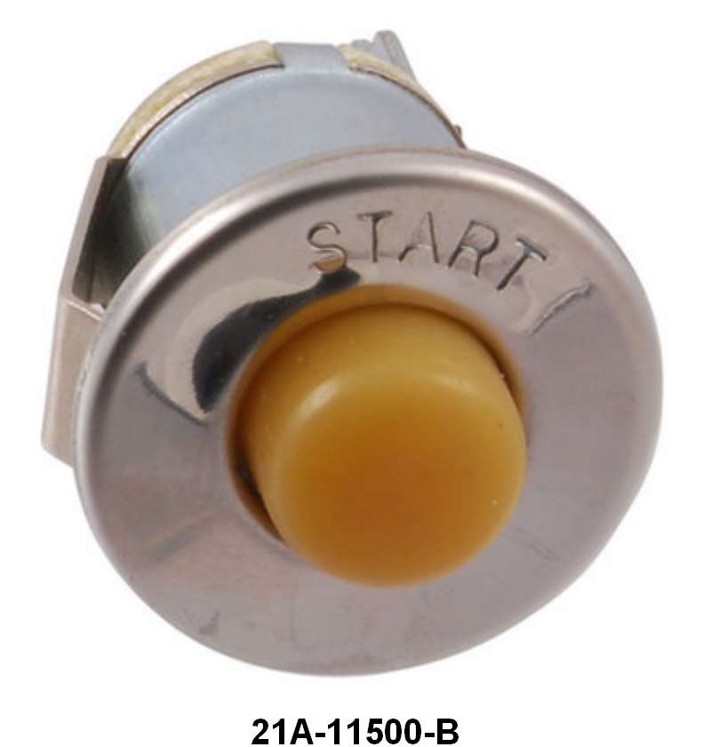 ORIGINAL STYLE STARTER BUTTON - 42 PASS SUPER DLX BUTTERSCOTCH