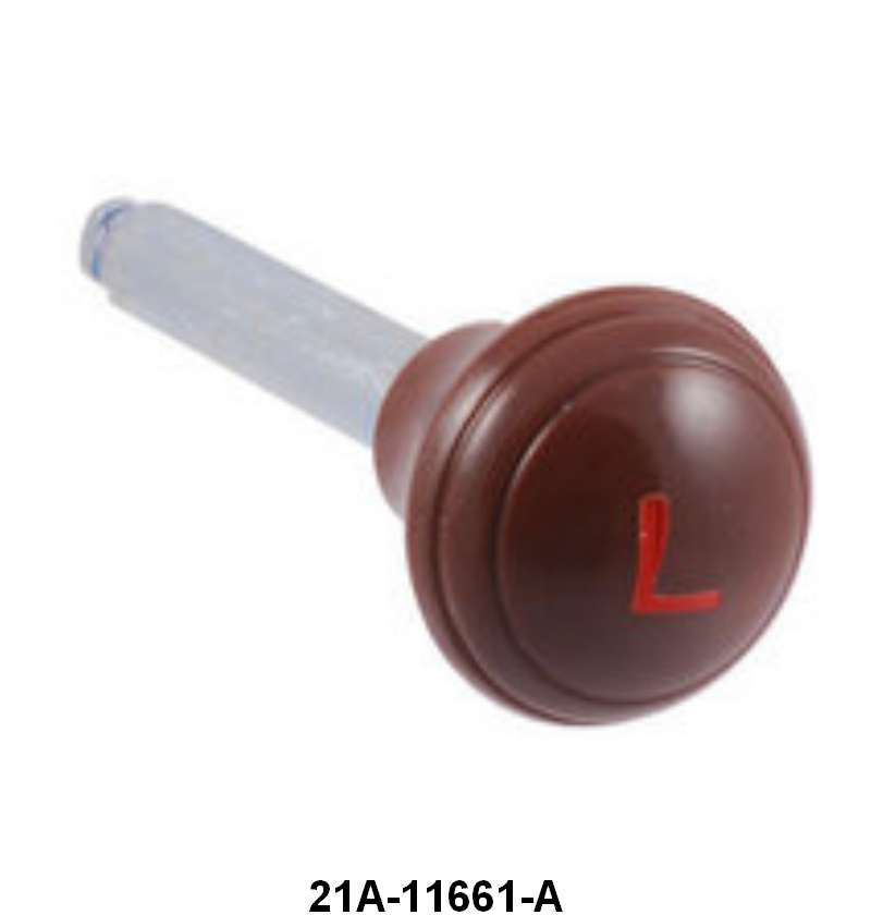 HEADLIGHT SWITCH KNOB WITH SHAFT - 42 PASSENGER MAROON