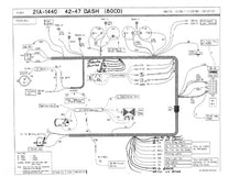 UNDER DASH TO ENGINE WIRES W/TURN SIGNALS - 42-EARLY, 47 PASS