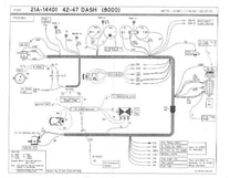 UNDER DASH TO ENGINE WIRES (COWL HARNESS) - 42-EARLY-47 PASSENGER