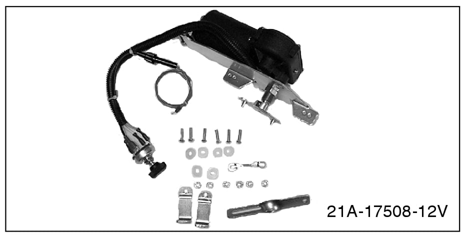 ELECTRIC WIPER MOTOR 12 VOLT - 46-48 PASS/MERC, 2 SPEED