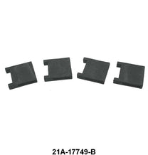 FRONT BUMPER ARM TO SPLASH PAN ANTI-RATTLERS - 42-48 PASSENGER, MERCURY