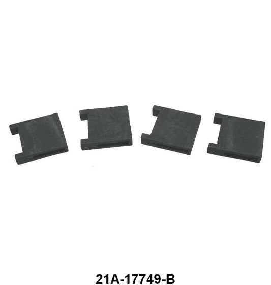 FRONT BUMPER ARM TO SPLASH PAN ANTI-RATTLERS - 42-48 PASSENGER, MERCURY