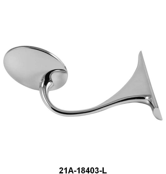 COWL MOUNT MIRROR - 42-48 PASS/MERC LH W/PAD