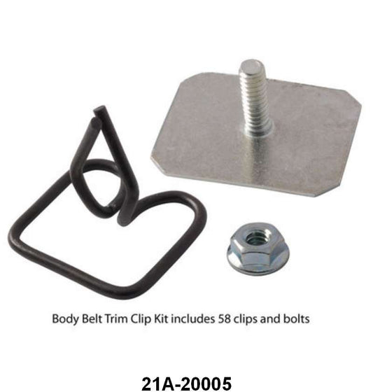 BODY SIDE MOLDING CLIPS - 42-46 PASS  58 pcs