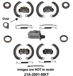 HYDRAULIC BRAKE OVERHAUL KIT - 46-48 PASS/MERC