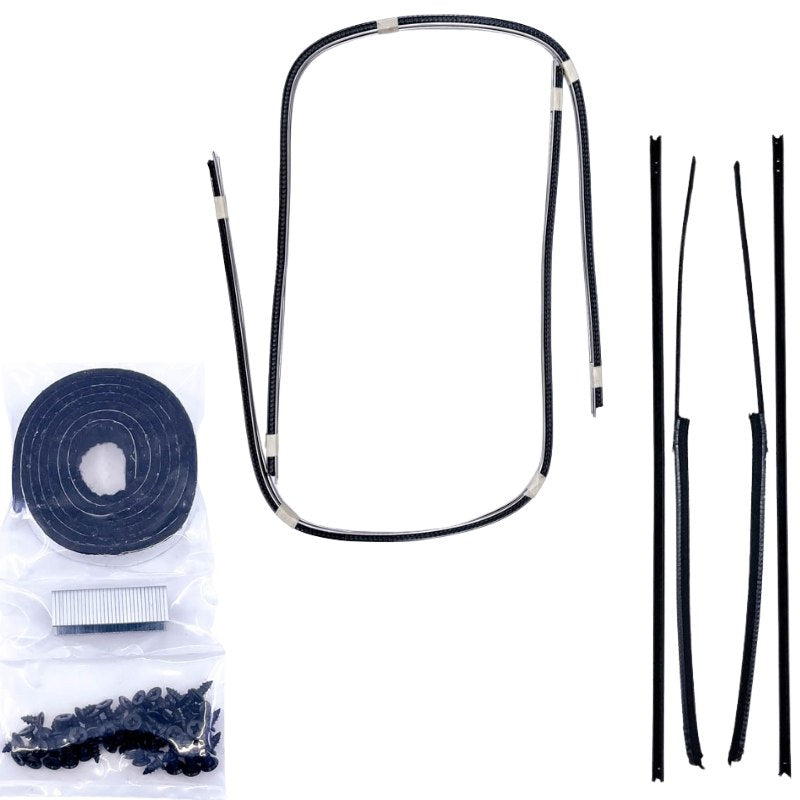 Car Window Guid Channel CAR FRONT DOOR WINDOW CHANNEL KITS - 46-48 SHORT DOOR CPE/4DR SDN
