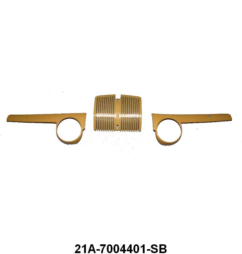 PLASTIC DASH PANELS - 42 PASSENGER, BUTTERSCOTCH