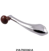 WINDOW CRANK - 42 PASS CHROME WITH MAROON KNOB