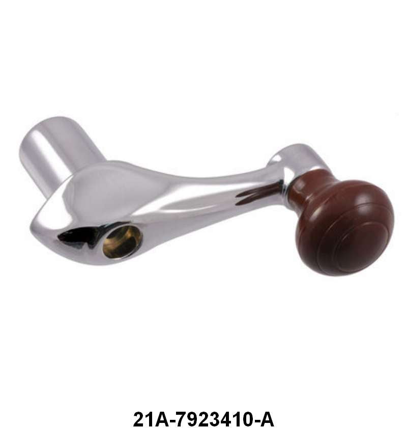 QUARTER WINDOW HANDLE - 42 WAGON W/MAROON KNOB