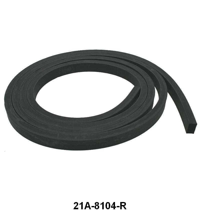 REAR FENDER BRACE PANEL SEAL - 41-48 PASS LH REAR ALSO RADIATOR AIR DEFLECTOR